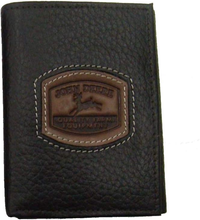 John Deere Men's Historical Logo Trifold Wallet
