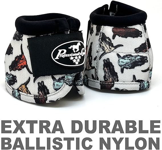 Bell Boots for Horses | Superb Protection, Durability & Comfort | Quick Wrap Hook & Loop