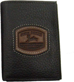 John Deere Men's Historical Logo Trifold Wallet