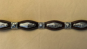 the belt of fashionable jeans